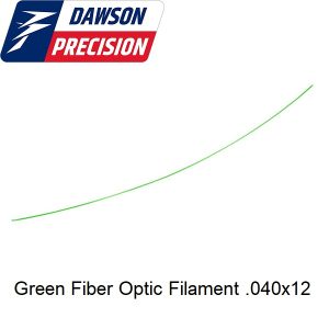 Dawson Fiber Optic Filament .040x12 - Green