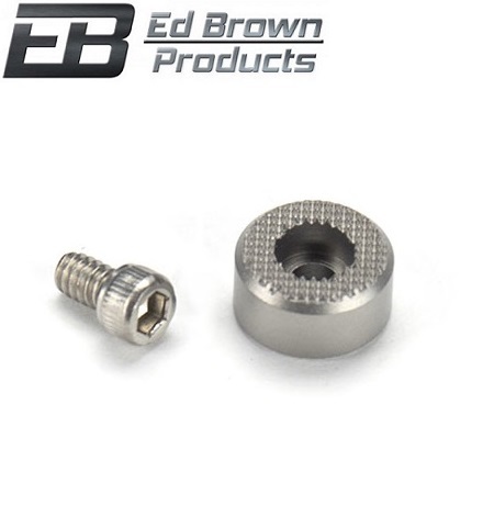 Ed Brown Mag Release Button - Stainless Steel