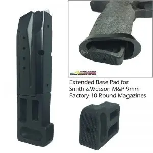 Arredondo Extended Pad for M&P9 10 rnd. Magazines
