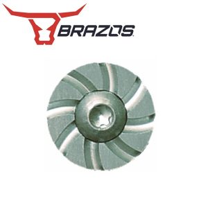 Brazos Custom Gunworks Cyclone Mag Button, Silver