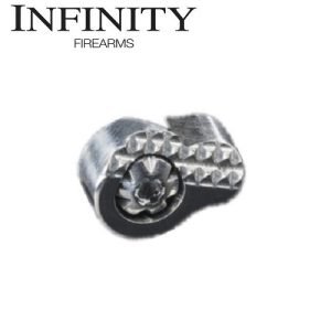 SVI Billet Grip Checkered Teardrop Mag Release Button