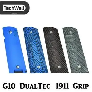 TechWell G10 DualTec Semi-Aggressive 1911 Grip