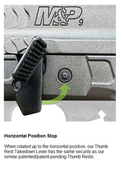 Align Tactical S&W M&P 2.0 Thumb Rest Takedown Lever - Image 4